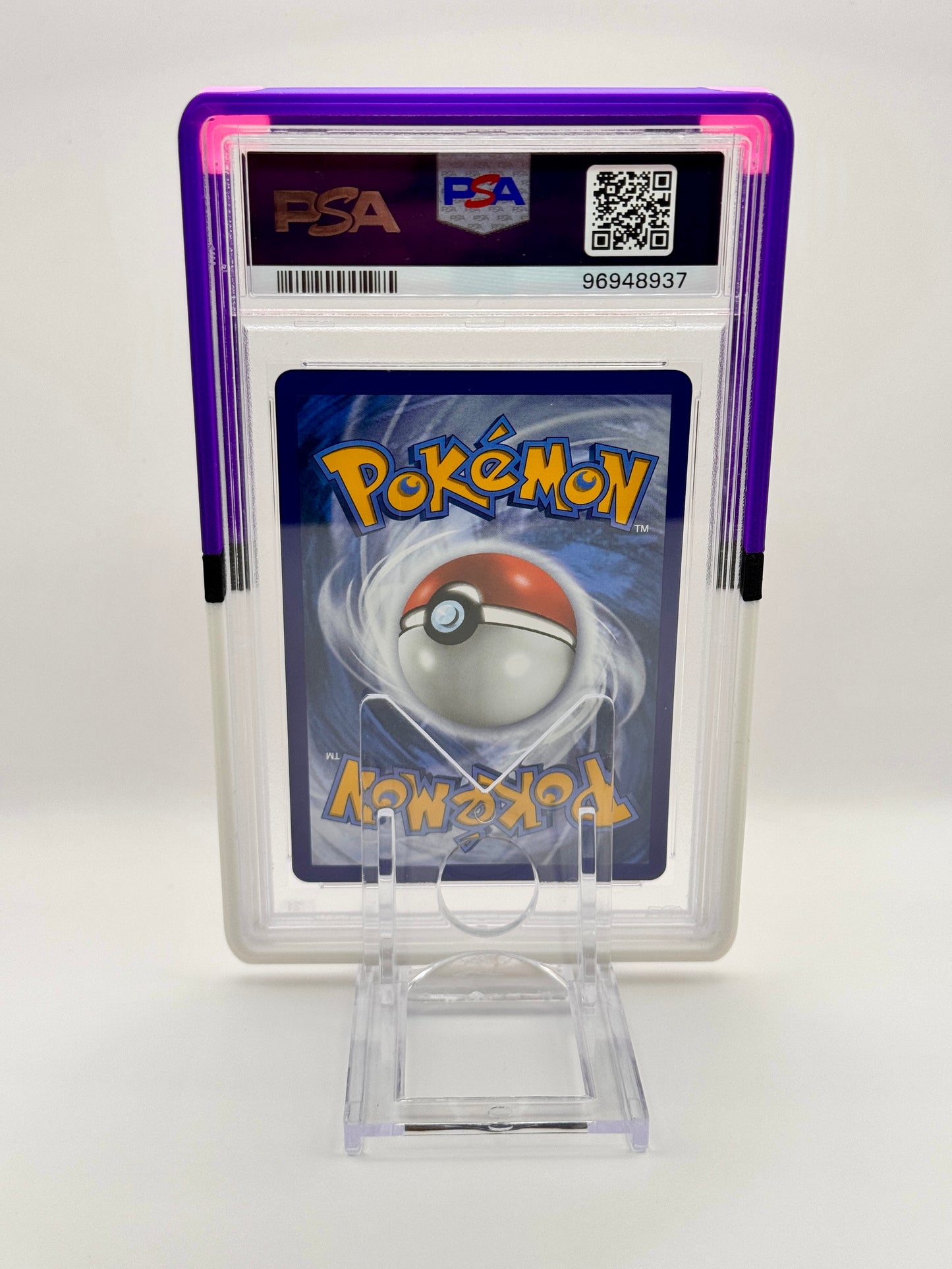 3D Printed Master Ball PSA Card Bumper – PLA Graded Card Protector for Pokémon Slabs