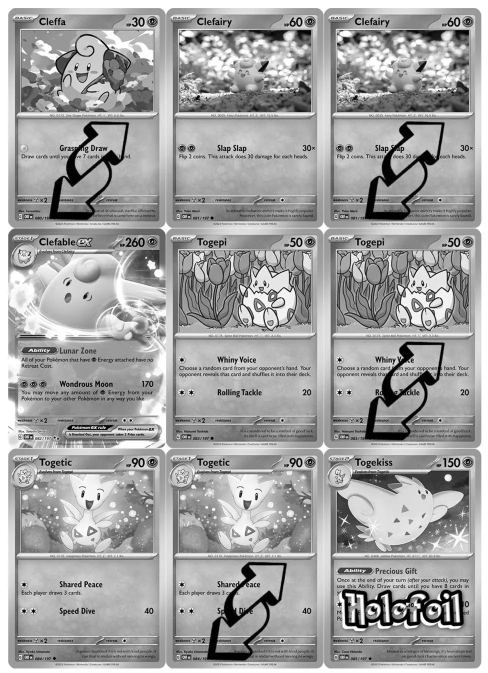 SV03 - Obsidian Flames Master Set Tracker (Includes Grayscale Card Placeholders + Holofoil & Reverse Indicators) - Scarlet and Violet Expansion Digital Download