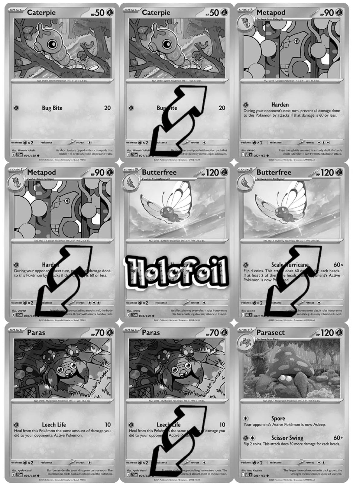 SV09 - Journey Together Master Set Tracker (Includes Grayscale Card Placeholders + Holofoil & Reverse Indicators) - Scarlet and Violet Expansion Digital Download