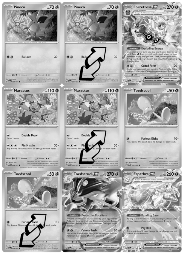 SV04.5 - Paldean Fates Master Set Tracker (Includes Grayscale Card Placeholders + Holofoil & Reverse Indicators) - Scarlet and Violet Expansion Digital Download