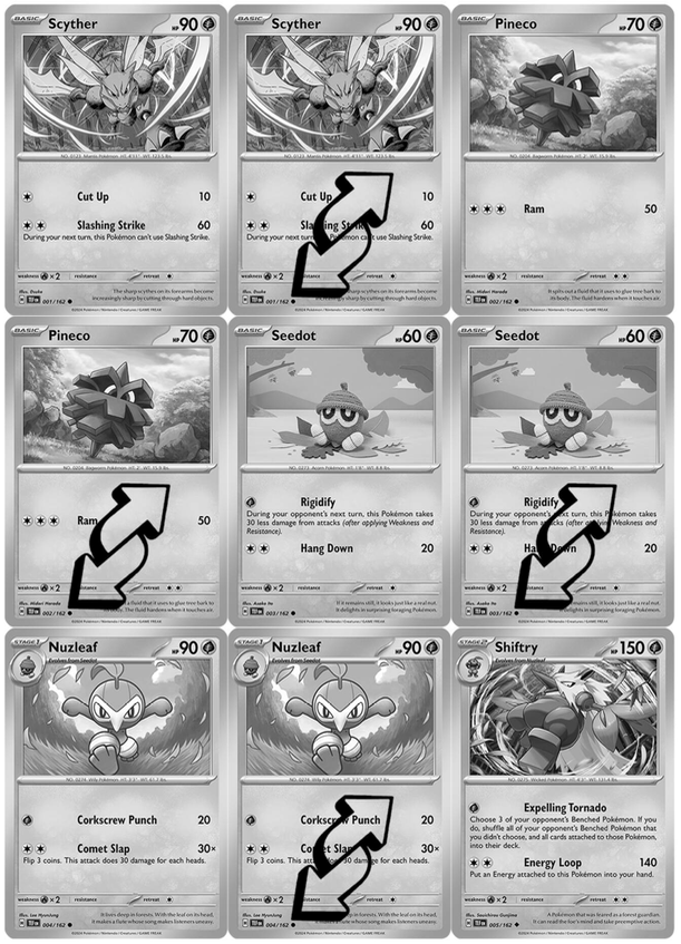 SV05 - Temporal Forces Master Set Tracker (Includes Grayscale Card Placeholders + Holofoil & Reverse Indicators) - Scarlet and Violet Expansion Digital Download