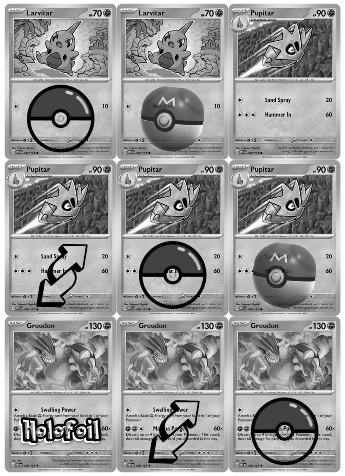SV08.5 - Prismatic Evolutions Master Set Tracker (Includes Grayscale Card Placeholders + Holofoil & Reverse Indicators) - Scarlet and Violet Digital Download