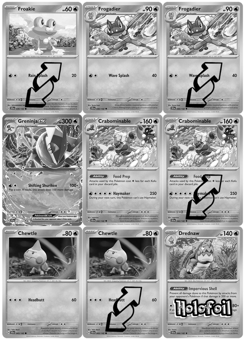 SV07 - Stellar Crown Master Set Tracker (Includes Grayscale Card Placeholders + Holofoil & Reverse Indicators) - Scarlet and Violet Expansion Digital Download