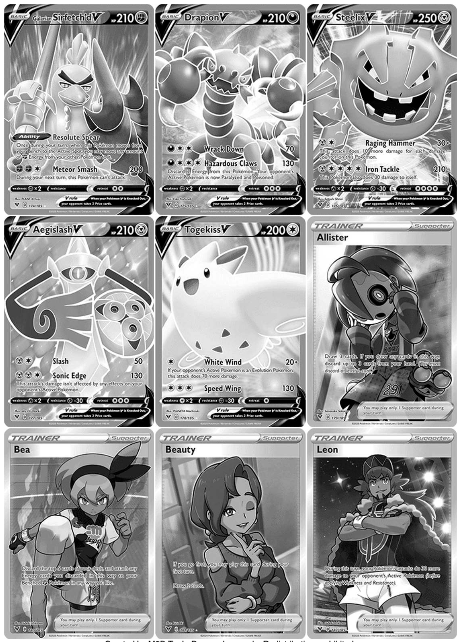 SWSH04 - Sword and Shield - Vivid Voltage Master Set Tracker (Includes Grayscale Card Placeholders + Holofoil and Reverse Indicators) Digital Download