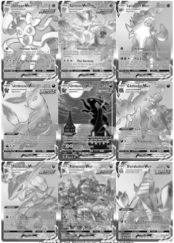 SWSH07 - Sword and Shield - Evolving Skies Master Set Tracker (Includes Grayscale Card Placeholders + Holofoil and Reverse Indicators) Digital Download