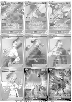 SWSH09 - Brilliant Stars & Trainer Gallery Master Set Tracker (Includes Grayscale Card Placeholders + Holofoil and Reverse Indicators) Digital Download