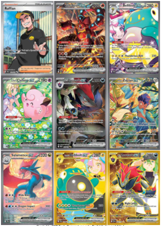 SV09 - Pokémon TCG 5-in-1 Binder Pages PDF Journey Together – Master Sets and Complete Sets (Color and Grayscale) + Graded Overlay (Color)