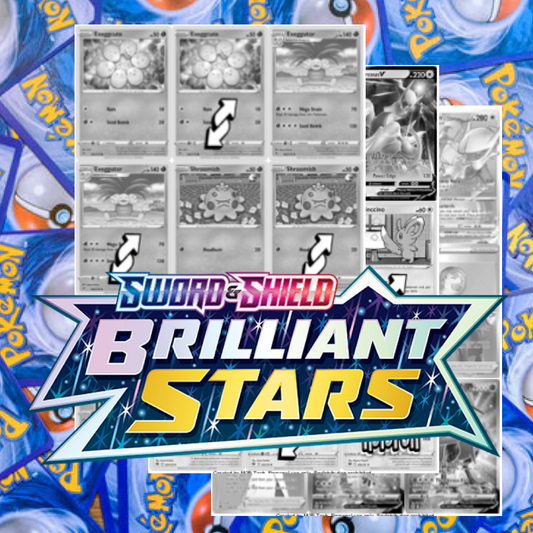 SWSH09 - Brilliant Stars & Trainer Gallery Master Set Tracker (Includes Grayscale Card Placeholders + Holofoil and Reverse Indicators) Digital Download