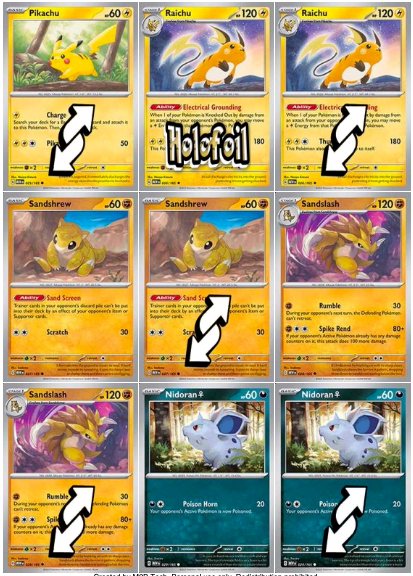grayscale pokemon card SV03.5