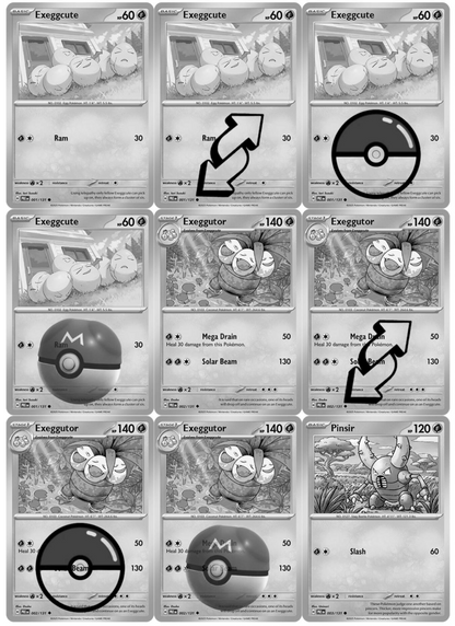 SV08.5 - Prismatic Evolutions Master Set Tracker (Includes Grayscale Card Placeholders + Holofoil & Reverse Indicators) - Scarlet and Violet Digital Download