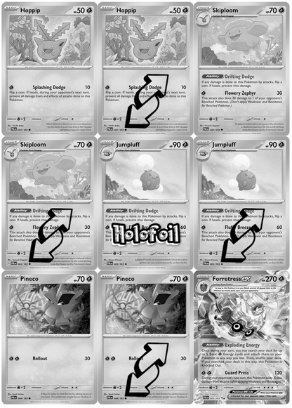 SV02 - Paldea Evolved Master Set Tracker (Includes Grayscale Card Placeholders + Holofoil & Reverse Indicators) - Scarlet and Violet Expansion Digital Download