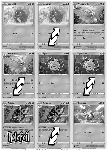 SWSH12 - Silver Tempest & Trainer Gallery Master Set Tracker (Includes Grayscale Card Placeholders + Holofoil and Reverse Indicators) Digital Download
