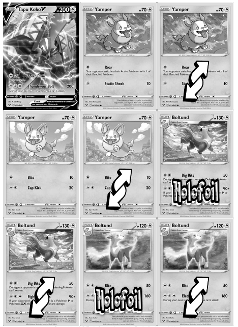 SWSH01 - Sword and Shield Base Set Master Set Tracker (Includes Grayscale Card Placeholders + Holofoil and Reverse Indicators) Digital Download