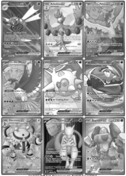 Destined Rivals Master Set (Grayscale Placeholders + Holofoil & Reverse) and Complete Set Tracker – Scarlet and Violet Expansion