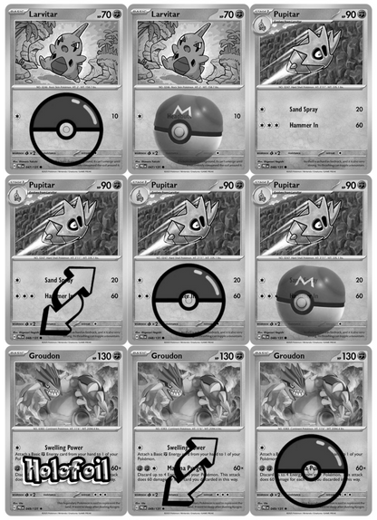 grayscale pokemon card SV08.5