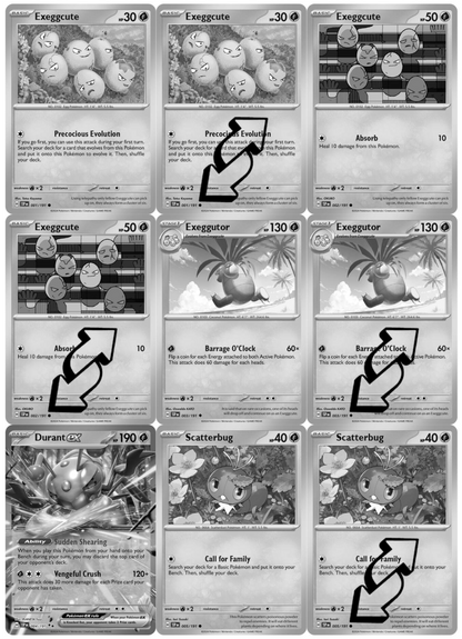 SV08 - Surging Sparks Master Set Tracker (Includes Grayscale Card Placeholders + Holofoil & Reverse Indicators) - Scarlet and Violet Expansion Digital Download