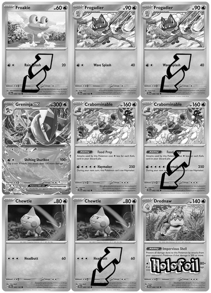SV07 - Stellar Crown Master Set Tracker (Includes Grayscale Card Placeholders + Holofoil & Reverse Indicators) - Scarlet and Violet Expansion Digital Download